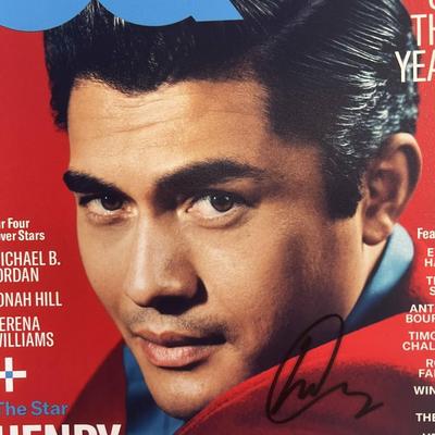 Crazy Rich Asians Henry Golding signed photo