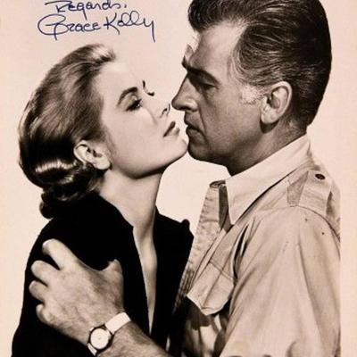 Grace Kelly signed promo photo 