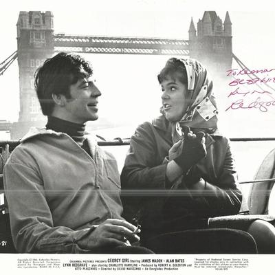 Georgy Girl Lynn Redgrave Signed Movie Photo