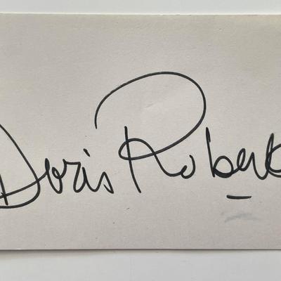 Everybody Loves Raymond Doris Roberts original signature cut