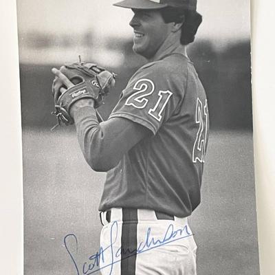 Scott Sanderson signed photo