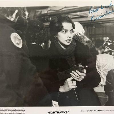 Nighthawks Perris Khambatta signed photo
