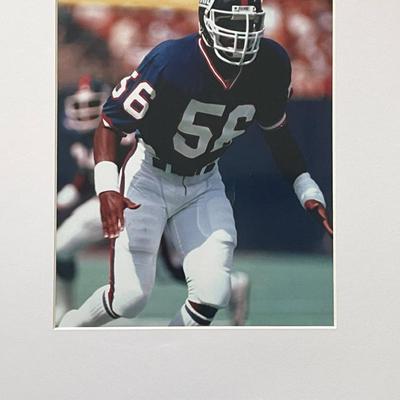 NY Giants Lawrence Taylor mounted photo