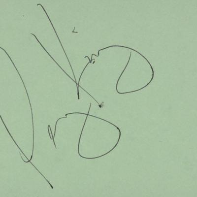 Perry King signature cut