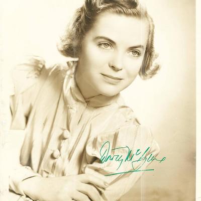 Dorothy McGuire Signed Photo