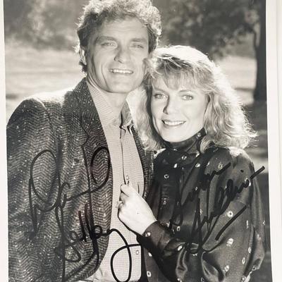 Falcon Crest signed photo