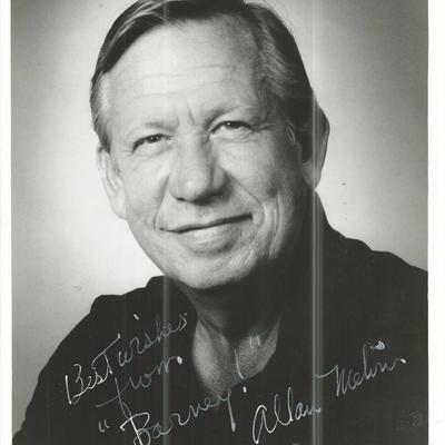 Allan Melvin Signed Photo