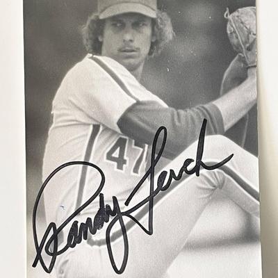 Philadelphia Phillies Randy Lerch signed photo