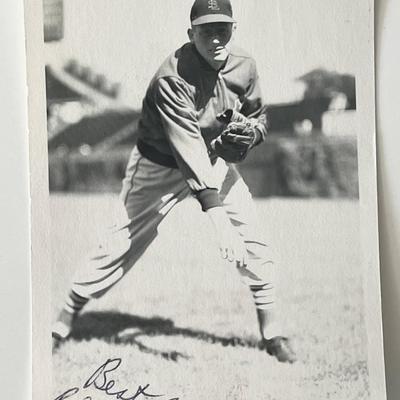 St. Louis Cardinals Ralph Beard signed photo