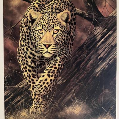 Andrew Bone Silent Stalker art print. 8x7 inches