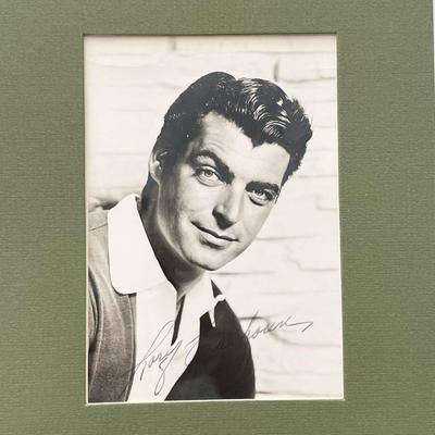 Rory Calhoun framed matted photo