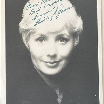Actress Shirley Jones signed photo