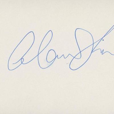 Alan Thicke signature cut