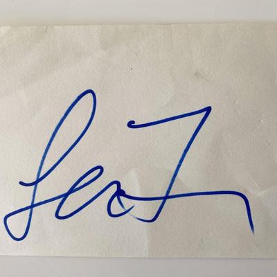 Back to The Future Leah Thompson Signature Cut