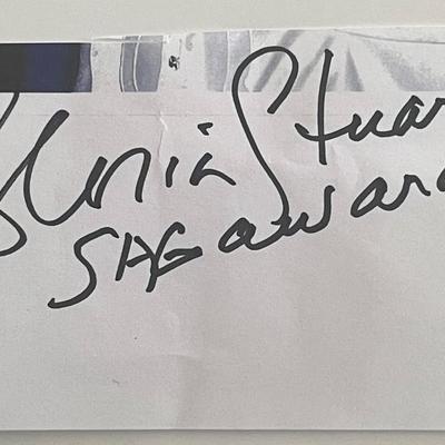American actress Gloria Stuart original signature
