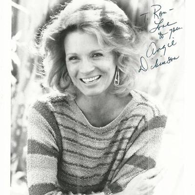 Angie Dickinson Signed Photo