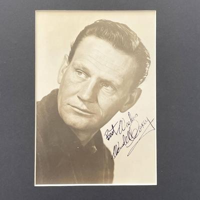 Wendell Corey signed photo