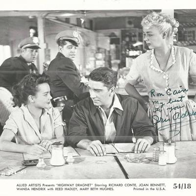 Highway Dragnet Iris Adrian Signed Movie Photo