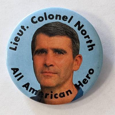 Lieut. Col. North All American Hero Pin
