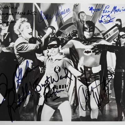 Batman signed movie still photo