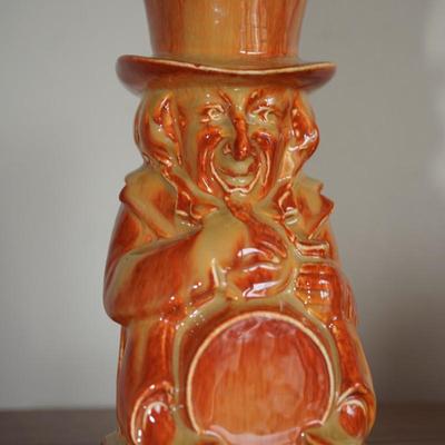 RARE PITTSVILLE POTTERY OF WISCONSIN TOBY STYLE PITCHER