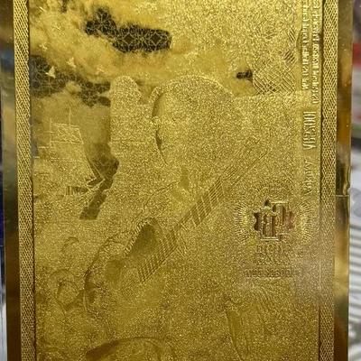 Florida 1 Goldback 2025 Gold Foil Note 1/1000th Troy Oz 24KT Currency Bullion