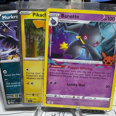 3 Pokémon Cards