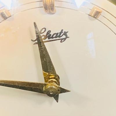 LOT 31: Set of Three (3) Mechanical Glass Dome Anniversary Clocks Featuring John Wanamaker, Forestville German Made Clock and a Smaller...