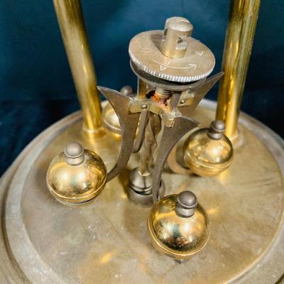 LOT 31: Set of Three (3) Mechanical Glass Dome Anniversary Clocks Featuring John Wanamaker, Forestville German Made Clock and a Smaller...