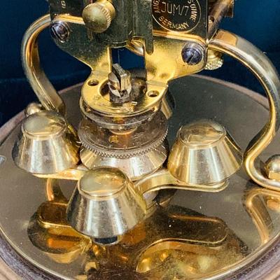 LOT 31: Set of Three (3) Mechanical Glass Dome Anniversary Clocks Featuring John Wanamaker, Forestville German Made Clock and a Smaller...