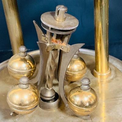 LOT 31: Set of Three (3) Mechanical Glass Dome Anniversary Clocks Featuring John Wanamaker, Forestville German Made Clock and a Smaller...