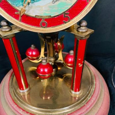 LOT 32: Set of Two (2) Vintage Mechanical German Made Anniversary Clocks by Schatz