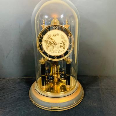 LOT 32: Set of Two (2) Vintage Mechanical German Made Anniversary Clocks by Schatz