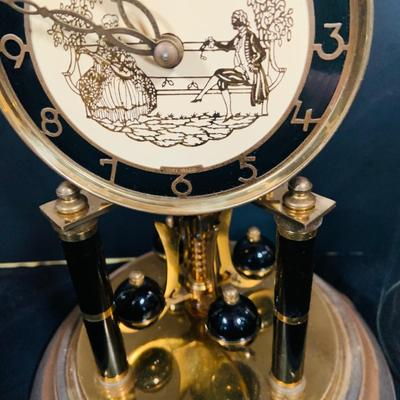 LOT 32: Set of Two (2) Vintage Mechanical German Made Anniversary Clocks by Schatz