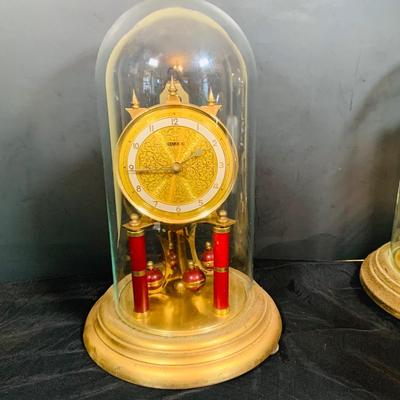 LOT 33: Set of Three (3) Vintage Mechanical German Made Anniversary Clocks by Omax, Schatz and Kundo