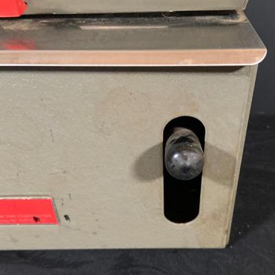 LOT 37: Vintage Latham Manual Punch Time Clock Model 2121 and Telechron Electric Alarm Clock Model 711