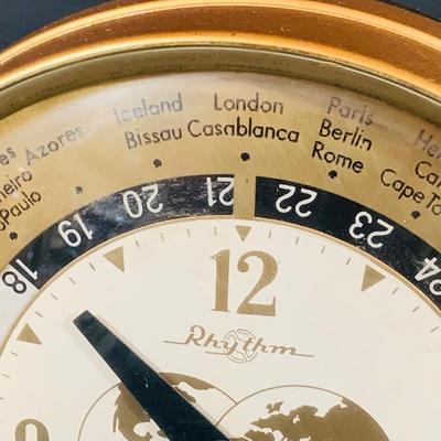 LOT 38: Vintage Kaiser Universe 400-Day Clock and Rhythm Around the World Clock Made In Japan