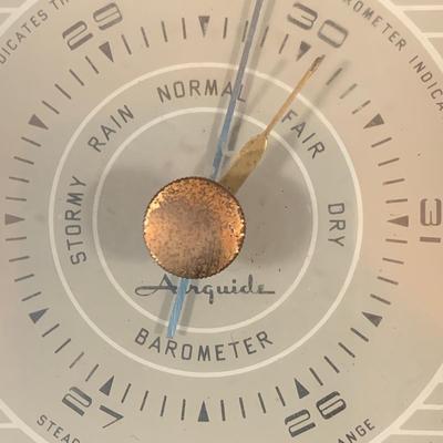 LOT 41:Vintage Taylor Thermometer/ Barometer, Airguide Weather Station and Westclock Travel Clock