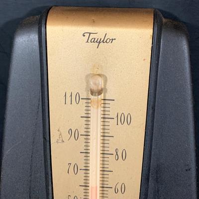 LOT 41:Vintage Taylor Thermometer/ Barometer, Airguide Weather Station and Westclock Travel Clock
