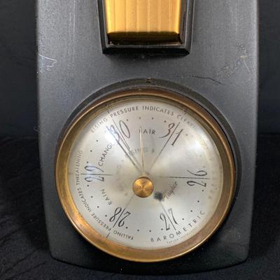 LOT 41:Vintage Taylor Thermometer/ Barometer, Airguide Weather Station and Westclock Travel Clock