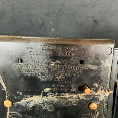 LOT 42: Collection of Three(3) Electric Alarm Clocks by Seth Thomas and Telecron