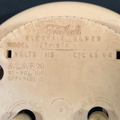 LOT 42: Collection of Three(3) Electric Alarm Clocks by Seth Thomas and Telecron