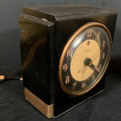 LOT 42: Collection of Three(3) Electric Alarm Clocks by Seth Thomas and Telecron