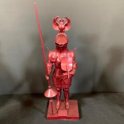 LOT:40: Set of Four (4) Aurora Knights In Armor Models Dated 1958