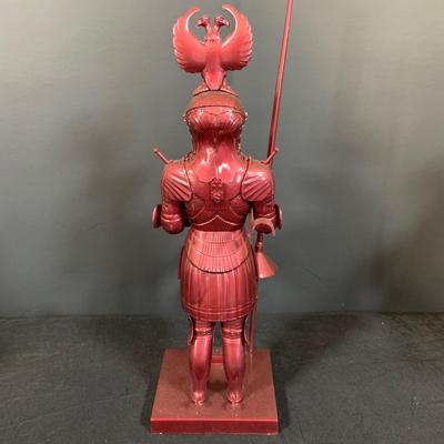 LOT:40: Set of Four (4) Aurora Knights In Armor Models Dated 1958