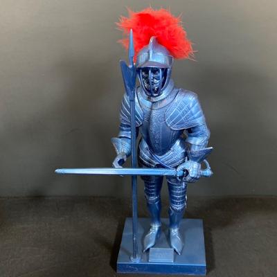 LOT:40: Set of Four (4) Aurora Knights In Armor Models Dated 1958