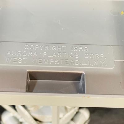 LOT:40: Set of Four (4) Aurora Knights In Armor Models Dated 1958