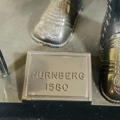 LOT:40: Set of Four (4) Aurora Knights In Armor Models Dated 1958