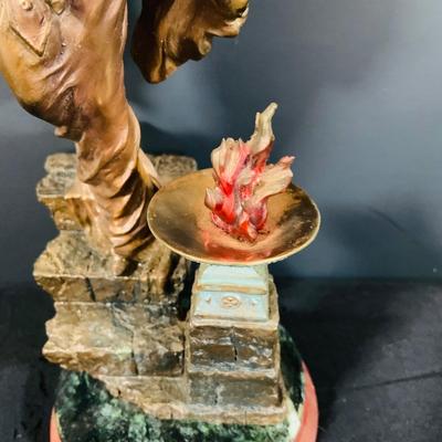 LOT50: Franklin Mint - Queen Guinevere Limited Edition Bronze by Emily Kaufman Numbered but No COA