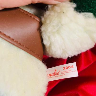 LOT Large Annalee Santa and Mrs Claus Dolls Dated 2004